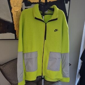 Nike sherpa/fleece full-zip jacket